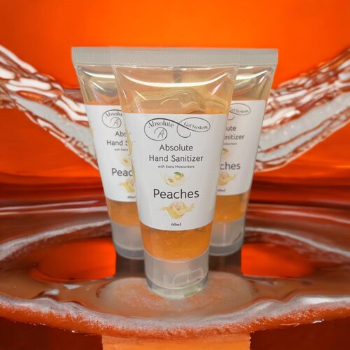 Absolute Gel System Absolute Hand Sanitizer (Peach) 60ml Absolute Gel System Absolute Hand Sanitizer (Peach) 60ml