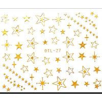 Gold Star Stickers DTL27