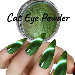 Nail Art 9D Cat Eye Pigment Powder (Green-Blue)