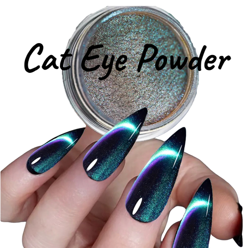 Nail Art 9D Cat Eye Pigment Powder (Blue-Purple) Nail Art 9D Cat Eye Pigment Powder (Blue-Purple)