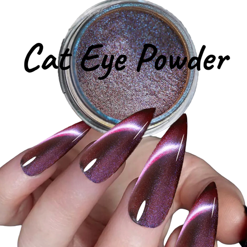 Nail Art 9D Cat Eye Pigment Powder (Purple-Pink) Nail Art 9D Cat Eye Pigment Powder (Purple-Pink)