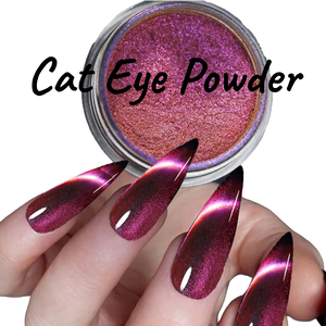 Nail Art 9D Cat Eye Pigment Powder (Pink-Red)
