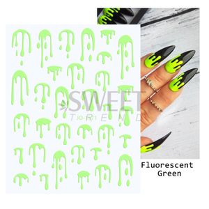 Nail Art Halloween Slime Stickers