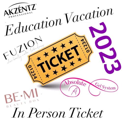 Absolute Gel System Education Vacation 2023 In Person Ticket Absolute Gel System Education Vacation 2023 In Person Ticket