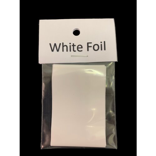 Nail Art White Foil