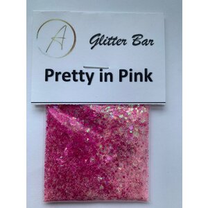 Nail Art Packaged Glitter Pretty in Pink