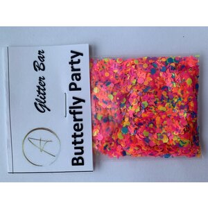 Nail Art Packaged Glitter Butterfly Party