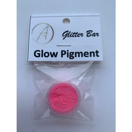 Nail Art Pink Glow in the Dark Pigment