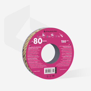 Staleks White Disposable Abrasive Tape PapmAm  Expert Without Case 150 Grit ATSC-150W (80 FILES)