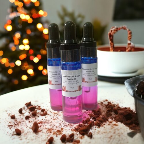 Absolute Gel System Candy Cane Hot Chocolate Cuticle Oil- 10 ml Absolute Gel System Candy Cane Hot Chocolate Cuticle Oil- 10 ml