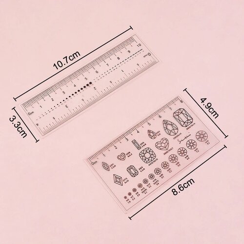 wholesale Nail ruler 2 pcs wholesale Nail ruler 2 pcs