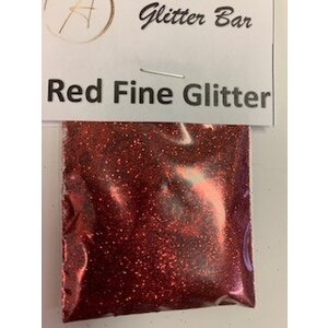 Nail Art Packaged Glitter Fine Red