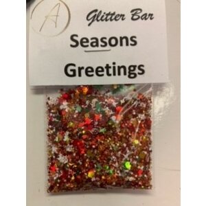 Nail Art Packaged Glitter Seasons Gretings
