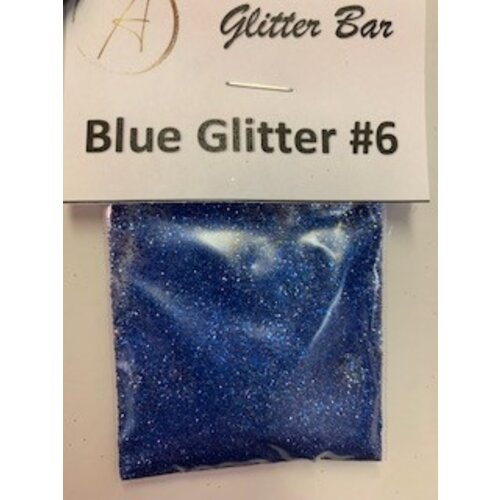 Nail Art Packaged Glitter Blue #6