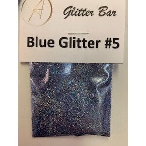 Nail Art Copy of Packaged Glitter Blue #5