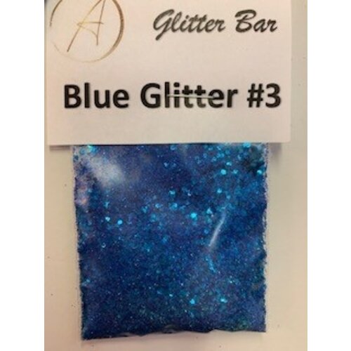 Nail Art Packaged Glitter Blue #3
