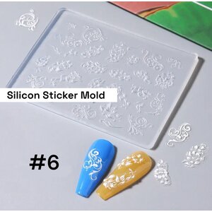 Golden Devon Silicone Sticker Mold (#6)