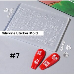 Golden Devon Silicone Sticker Mold (#7)