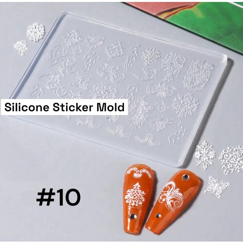 Golden Devon Silicone Sticker Mold (#10)
