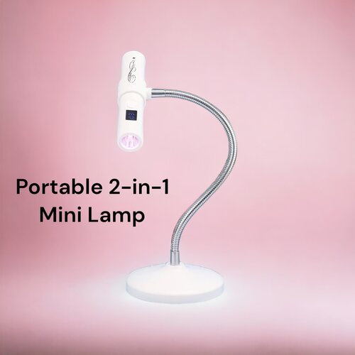 Absolute Gel System (White) Pro Portable 2-in1 Mini Lamp with Sensor