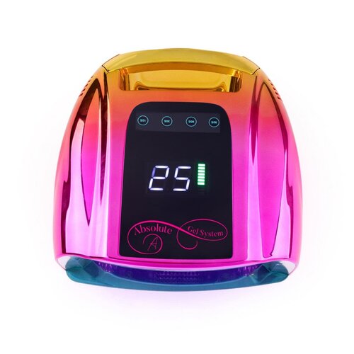 Absolute Gel System Absolute Hybrid Pro LED Nail Lamp Rechargeable  (Gradient Gold & Pink)