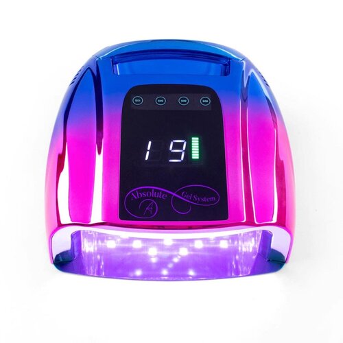 Absolute Gel System Absolute Hybrid Pro LED Nail Lamp Rechargeable  (Gradient Blue & Purple)