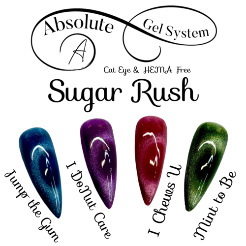 Absolute Gel System Absolute Sugar Rush Collection Cat Eye HEMA Free