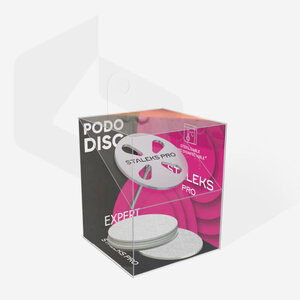 Staleks PDset-25 Pedicure disc Pododisc Pro L and set of disposable file 180 grit 5 pc (25 mm)