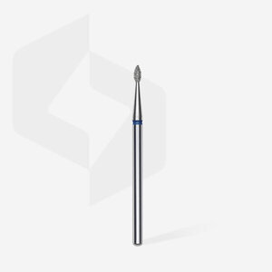 Staleks Diamond nail drill bit, “drop” , blue, head diameter 1.6 mm/ working part 4 mm FA40B016/4