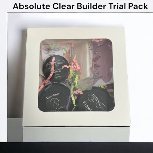 Absolute Gel System Absolute Clear Builder Trial Pack (3-15ml builders)