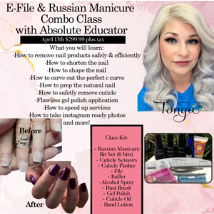 Atlantic Nail Supply Combo Efile/Russian Manicure Course