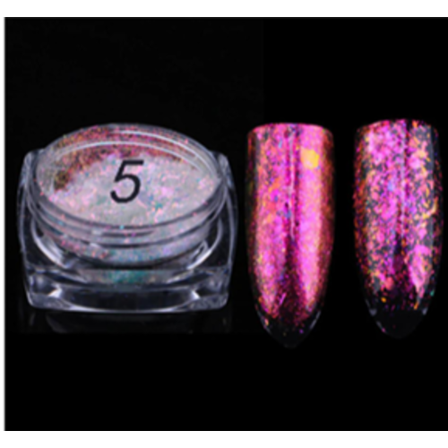 wholesale Iridescent Pink/ purple/ orange Flakes BKC-01L