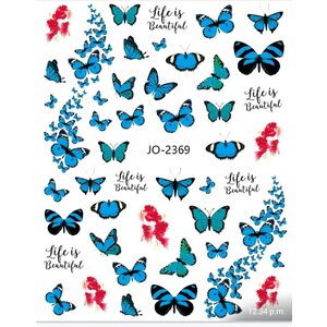 Atlantic Nail Supply Butterfly Stickers JO-2369