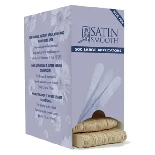 Satin Smooth Large Waxing Applicators (500pk)