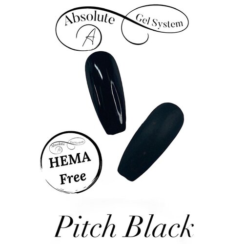 Absolute Gel System Absolute Pitch Black  HEMA Free15ml