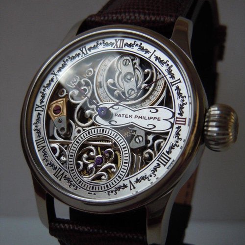 Patek Philippe 1873 Skeleton Engraving Men’s Watch Patek Philippe 1873 Skeleton Engraving Men’s Watch