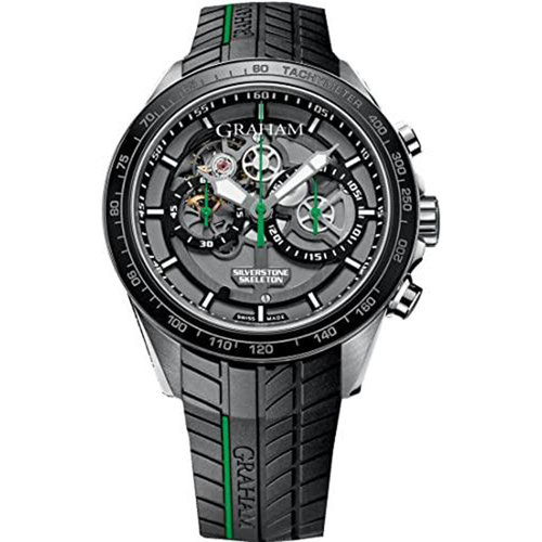 Graham Silverstone RS Skeleton 46mm Chronograph Automatic Men's Watch Graham Silverstone RS Skeleton 46mm Chronograph Automatic Men's Watch