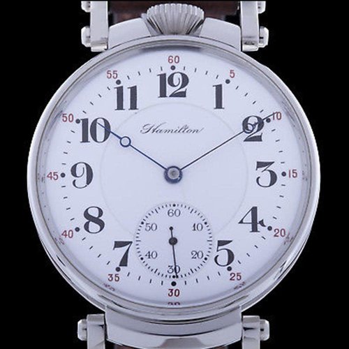 Hamilton Pre-1920 Movement with New Custom Case & Restored Dial - 21 Jewel Men's Watch Hamilton Pre-1920 Movement with New Custom Case & Restored Dial - 21 Jewel Men's Watch