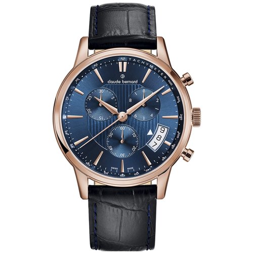 Claude Bernard By Edox Sophisticated Classics Men's Watch 01002.37R.BUIR Chrono Claude Bernard By Edox Sophisticated Classics Men's Watch 01002.37R.BUIR Chrono
