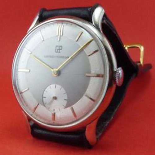 Girard-Perregaux Vintage 2-Tone Grey Dial with Gold Hands and Hour Markers Girard-Perregaux Vintage 2-Tone Grey Dial with Gold Hands and Hour Markers