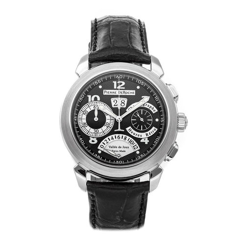 Pierre DeRoche "GrandCliff Retro Hour" Chronograph Grand Date Pierre DeRoche "GrandCliff Retro Hour" Chronograph Grand Date