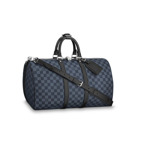 Louis Vuitton Keepall Bandoulière 45 Damier Cobalt Canvas Louis Vuitton Keepall Bandoulière 45 Damier Cobalt Canvas
