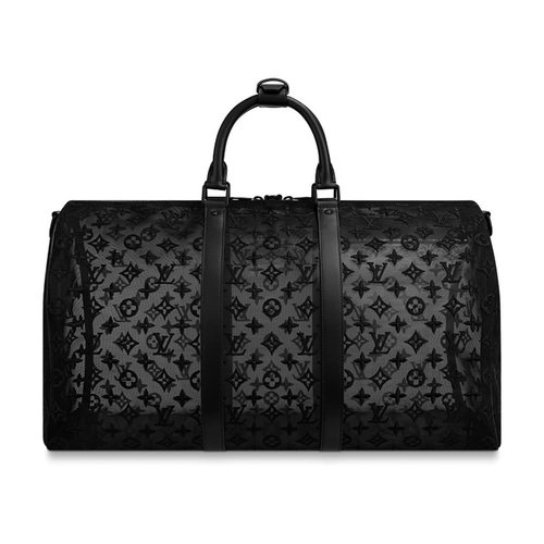 Louis Vuitton Keepall Bandoulière See-Through Monogram Mesh 50 Louis Vuitton Keepall Bandoulière See-Through Monogram Mesh 50