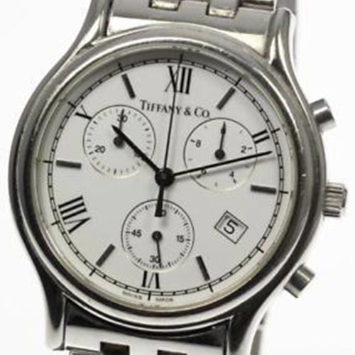 Tiffany & Co. Chronograph Stainless White Dial Quartz Men's Watch Tiffany & Co. Chronograph Stainless White Dial Quartz Men's Watch