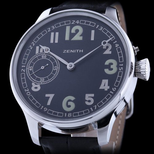 Zenith Pre-1920 Swiss Military Watch with New Case Zenith Pre-1920 Swiss Military Watch with New Case