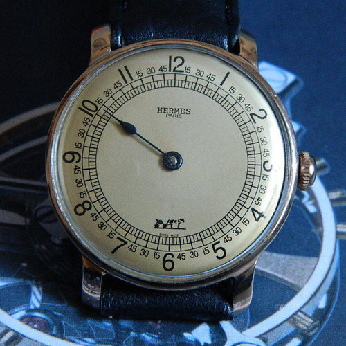 Hermès Extremely Rare One Hand Wristwatch Hermès Extremely Rare One Hand Wristwatch