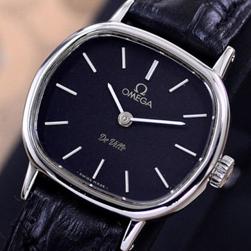 Omega Vintage DeVille Manual Cal 625 Black Dial Dress Womens Watch Omega Vintage DeVille Manual Cal 625 Black Dial Dress Womens Watch