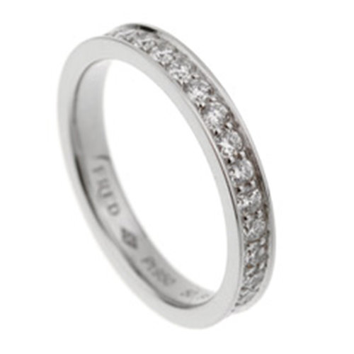 Fred Platinum Diamond Alliances Eternity Ring Fred Platinum Diamond Alliances Eternity Ring