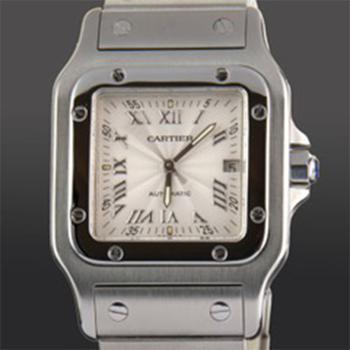 Cartier Santos Gablee Automatic Stainless Steel Automatic Silver Dial Cartier Santos Gablee Automatic Stainless Steel Automatic Silver Dial