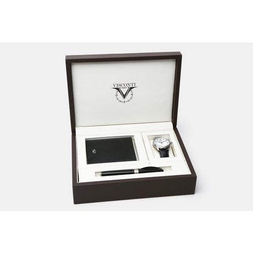 Visconti Visconti 3pc. Antares Gift Set in Brown Leather Presentation Box Visconti Visconti 3pc. Antares Gift Set in Brown Leather Presentation Box